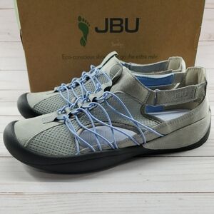 JBU Womens Sizzle Eco Vegan Shoes Womens Size 8 Light Gray Ice‎ Blue